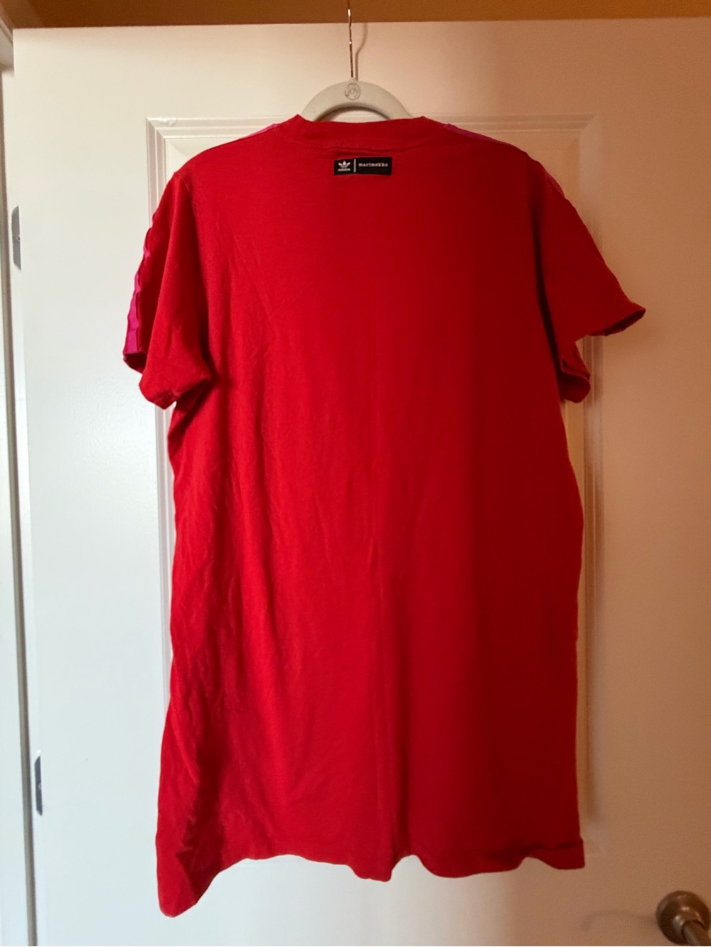 Adidas x Marimekko Red Trefoil Tee Dress - Picture 7 of 7